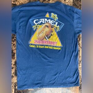 Vintage 75th Birthday Camel T-shirt.